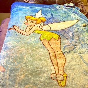Tinker bell blanket
